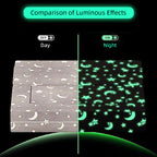 Magical Glow-in-the-Dark Modular Play Sofa - Foldable Flannel Blocks for Toddlers