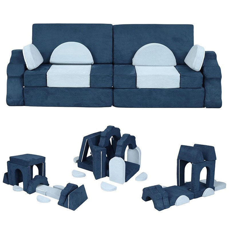 Modular Kids Play Sofa - Multi-Piece Creative Foam Building Blocks