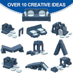 Modular Kids Play Sofa - Multi-Piece Creative Foam Building Blocks