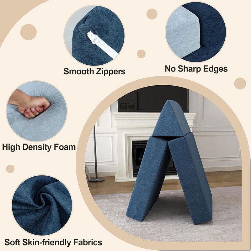 Modular Kids Play Sofa - Multi-Piece Creative Foam Building Blocks