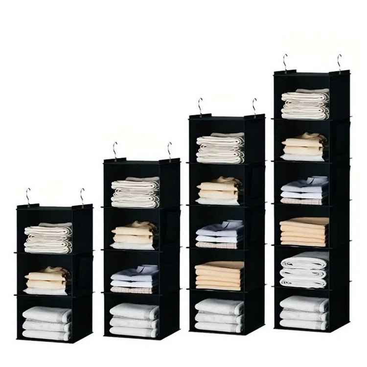 Heavy-Duty Multi-Layer Hanging Closet Organizer with Sturdy Hooks – Space-Saving Wardrobe Storage