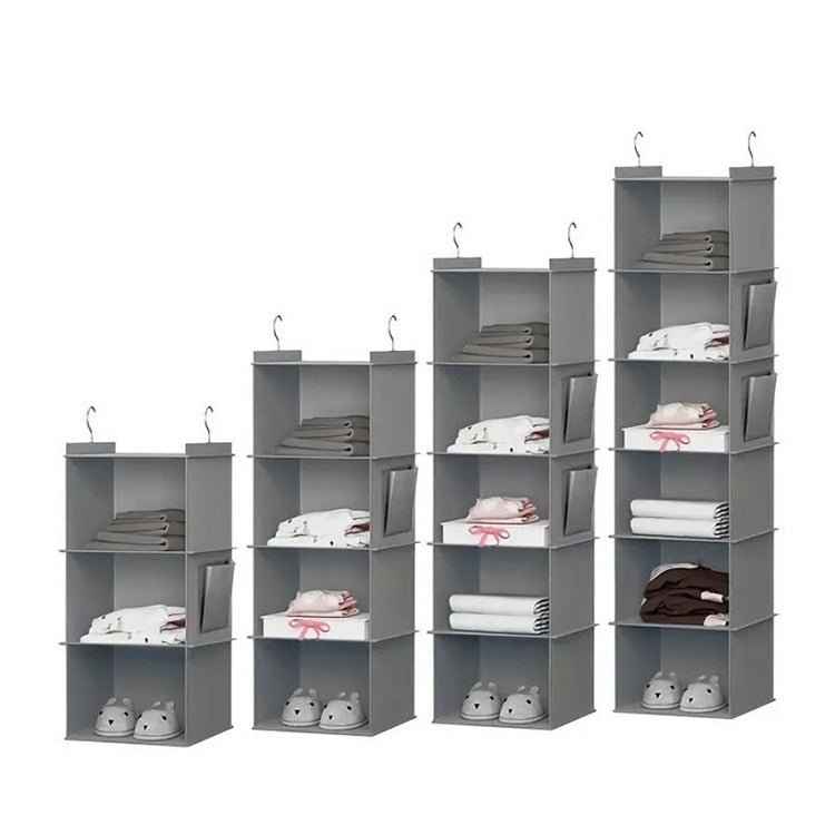 Heavy-Duty Multi-Layer Hanging Closet Organizer with Sturdy Hooks – Space-Saving Wardrobe Storage