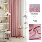 High Density 100% Blackout Curtains - Double-Sided Thermal Insulated Draperies (Multi-Colors)
