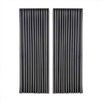 Heavyweight 100% Blackout Cotton Linen Curtains - Soundproof & Sun Blocking, Multi-Color