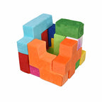 Kids Tetris Building Block Sofa | Educational 3D Modular Foam Play Couch