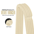 Premium Non-Slip Velvet Hangers - Ultra-Thin Space Saving Flocked Hangers