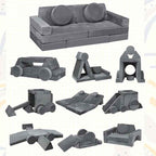 14-Piece Modular Kids Play Sofa - Large Foam Building Block Set Wholesale