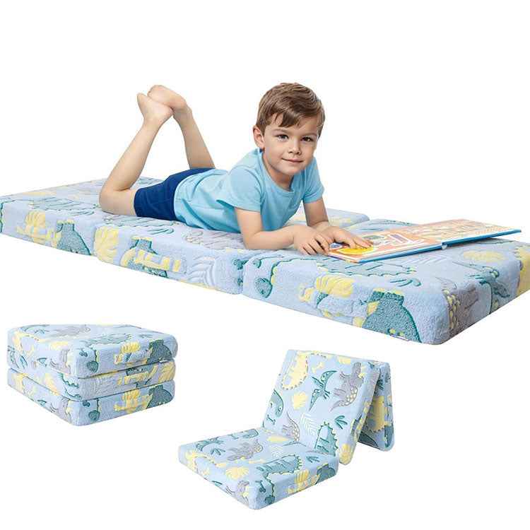 Wholesale Tri-fold Kids Floor Mattress - Glow-in-the-Dark Portable Guest Bed