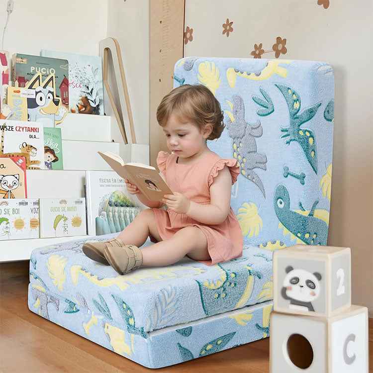 Wholesale Tri-fold Kids Floor Mattress - Glow-in-the-Dark Portable Guest Bed