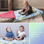Wholesale Tri-fold Kids Floor Mattress - Glow-in-the-Dark Portable Guest Bed