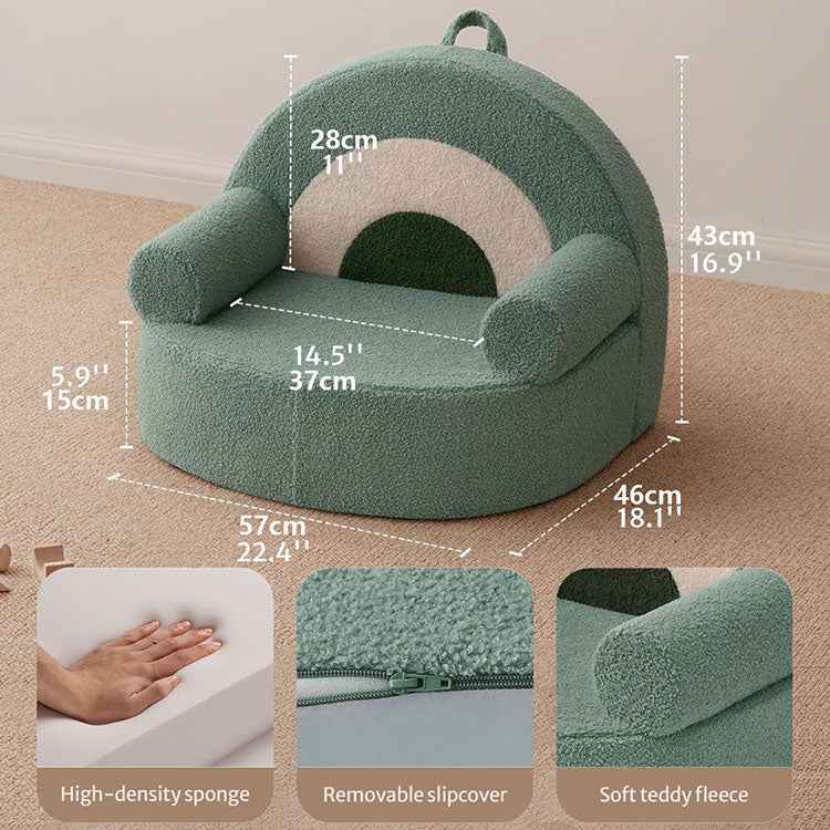 Bulk Rainbow Foam Toddler Armchair | Customizable Kids Furniture Supplier