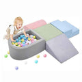 Wholesale Kids Soft Play Climbing Set - Foam Ball Pit with Step and Slide