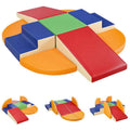 Wholesale 6-Piece Vegan Leather Soft Play Set - Durable Foam Climbing Blocks