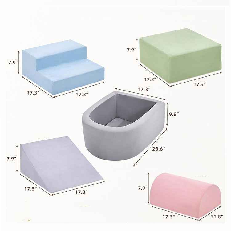 Wholesale Kids Soft Play Climbing Set - Foam Ball Pit with Step and Slide