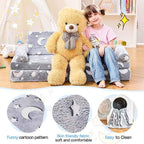 Magical Luminous Modular Play Couch | Kids Fort Building Block Sofa Bed