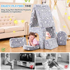 Magical Luminous Modular Play Couch | Kids Fort Building Block Sofa Bed