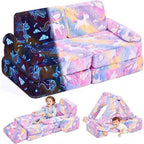 Magical Luminous Modular Play Couch | Kids Fort Building Block Sofa Bed